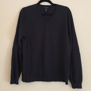 EUC Land’s End Dark Navy Pullover V-Neck, Size XL